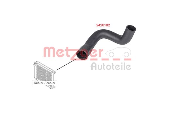 METZGER 2420102 Kühlerschlauch